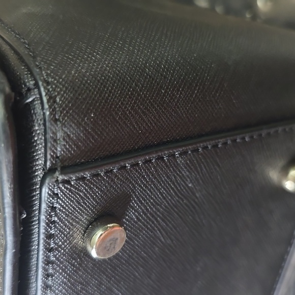 Kate Spade Black Leather Rae Medium Satchel With Crossbody Strap, NWOT - Picture 6 of 11